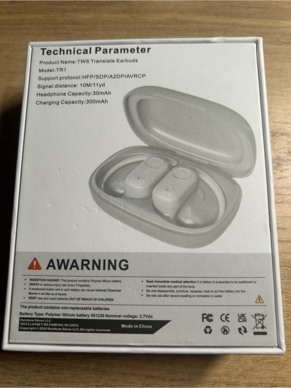 TWS Translate Earbuds. Model TR1
NIB. Opened but not used - Picture 2 of 4